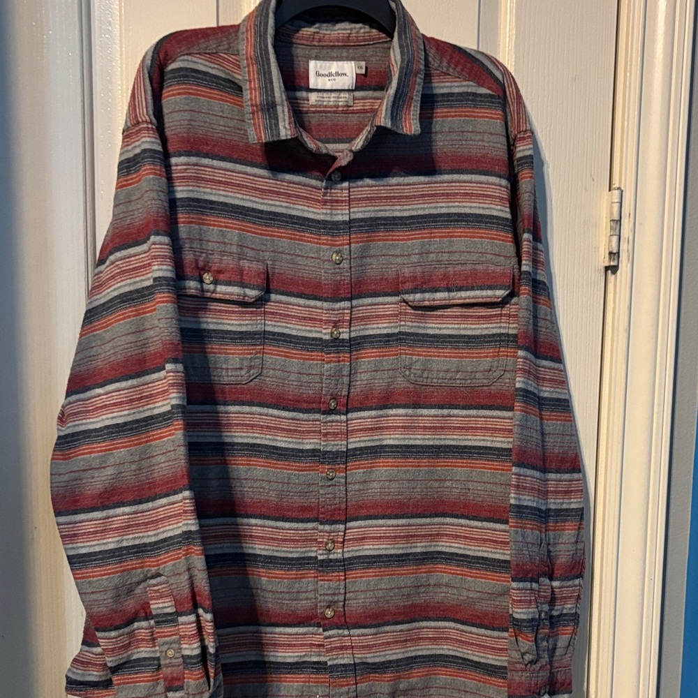 Goodfellow & Co Multicolor Striped Shirt